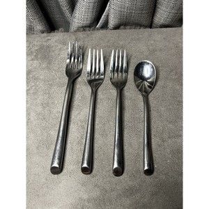 Towle Stainless Steel Flatware 18:0 Dinner & Salad Forks Spoon Lot